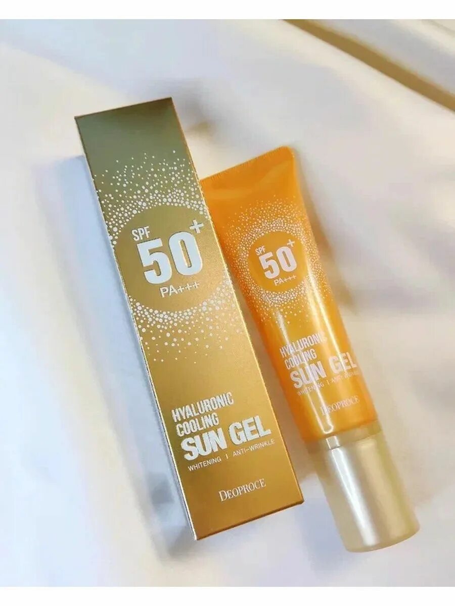 Deoproce Hyaluronic Cooling Sun Gel SPF 50+ pa+++. Deoproce солнцезащитный гель SPF 50. Deoproce Hyaluronic Cooling Sun Gel солнцезащитный гель. Sun Cream spf50 Hyaluronic Cooling Sun Gel, 50мл. Deoproce sun gel