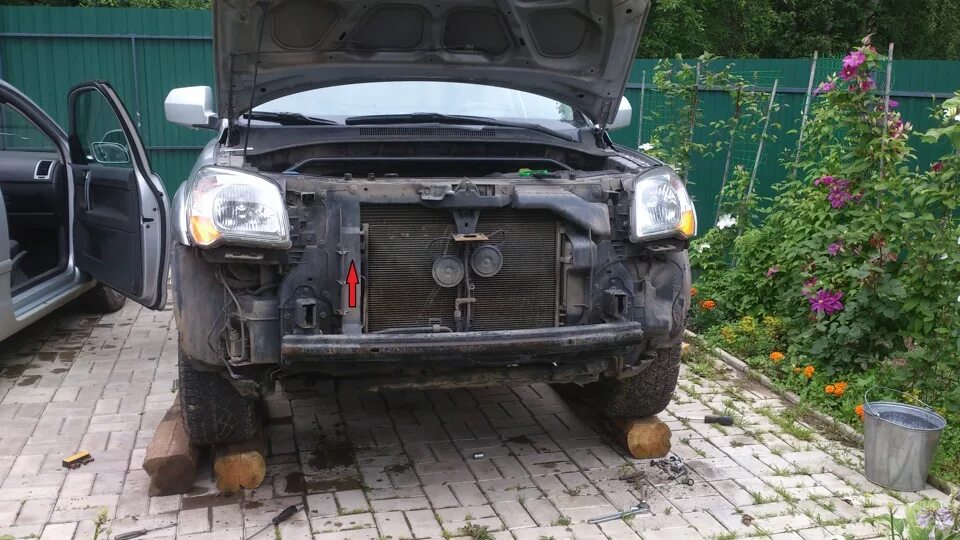 Замена основного радиатора - KIA Sportage (3G), 2 л, 2012 года своими руками DRI