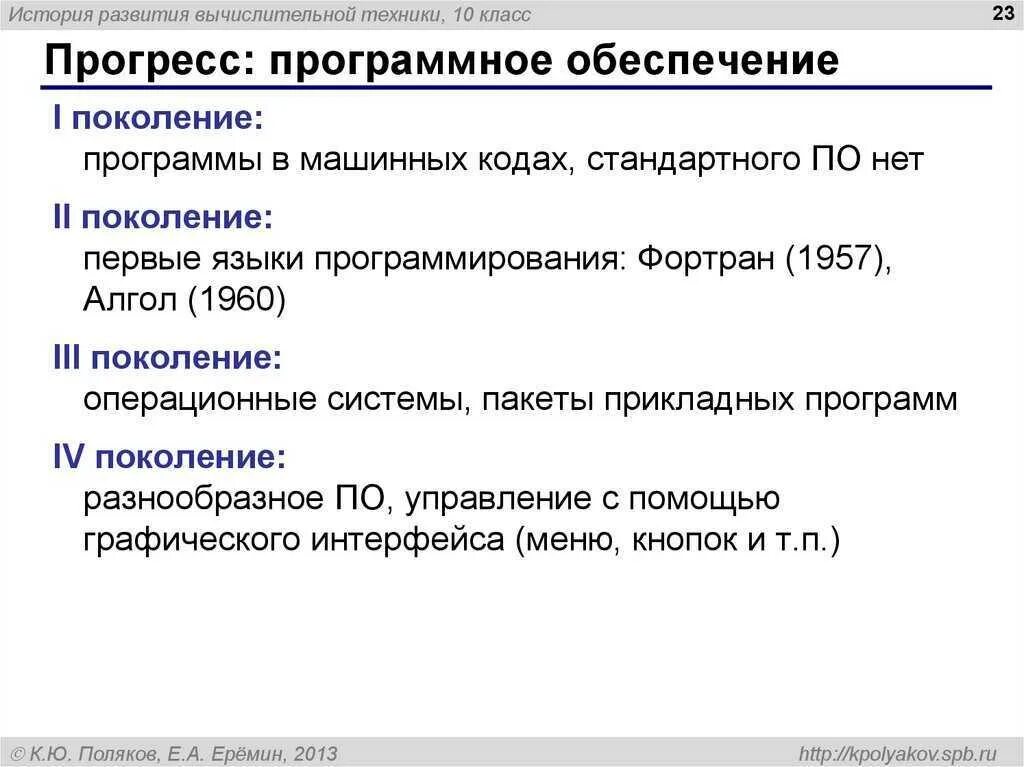 Языки 1 поколения. История программного обеспечения. Эволюция программного обеспечения. Программа в машинных кодах. Программное обеспечение Прогресс.