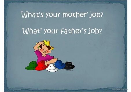 What s my job