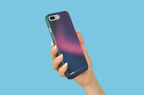 Three Mockups Showing iPhone 8 Plus Plastic Case FREE PSD.