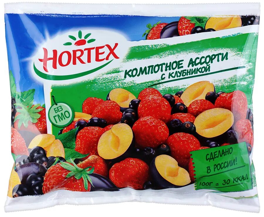 Фруктово ягодная смесь. Клубника Хортекс 300г. Hortex компотное ассорти. Клубника Hortex, 300 г. Компотная смесь замороженная Nortex.