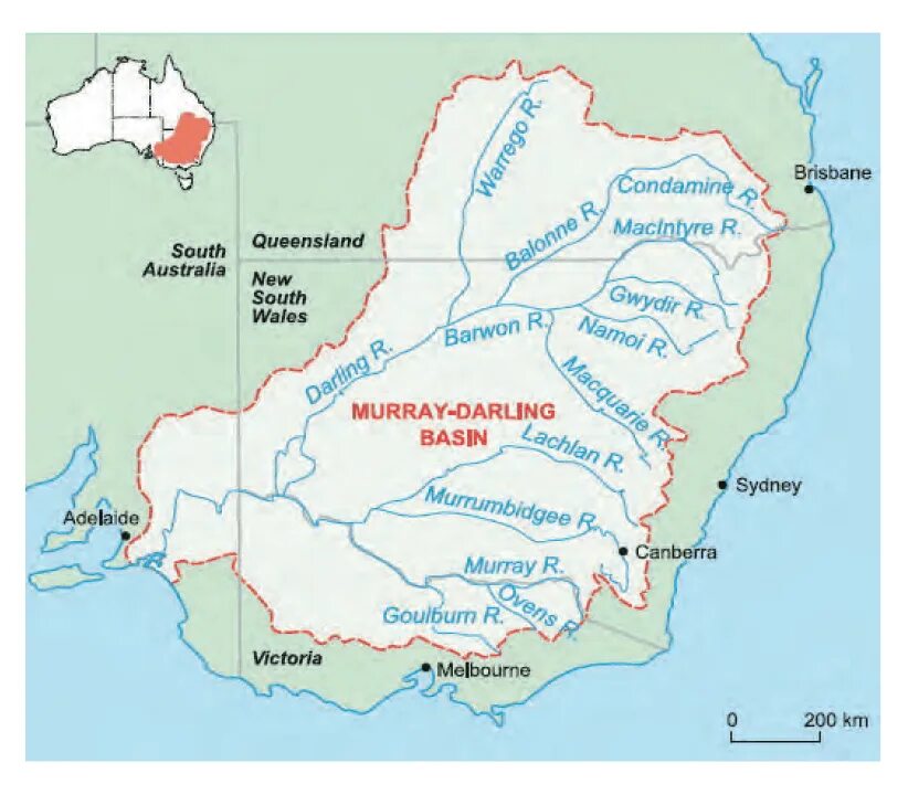 Дарлинг приток. Реки Муре Дорлинг Купер крик на карте. Бассейн реки Муррей. Реки Муррей и Дарлинг на карте Австралии. Реки Муррей Дарлинг Купер-крик на карте.