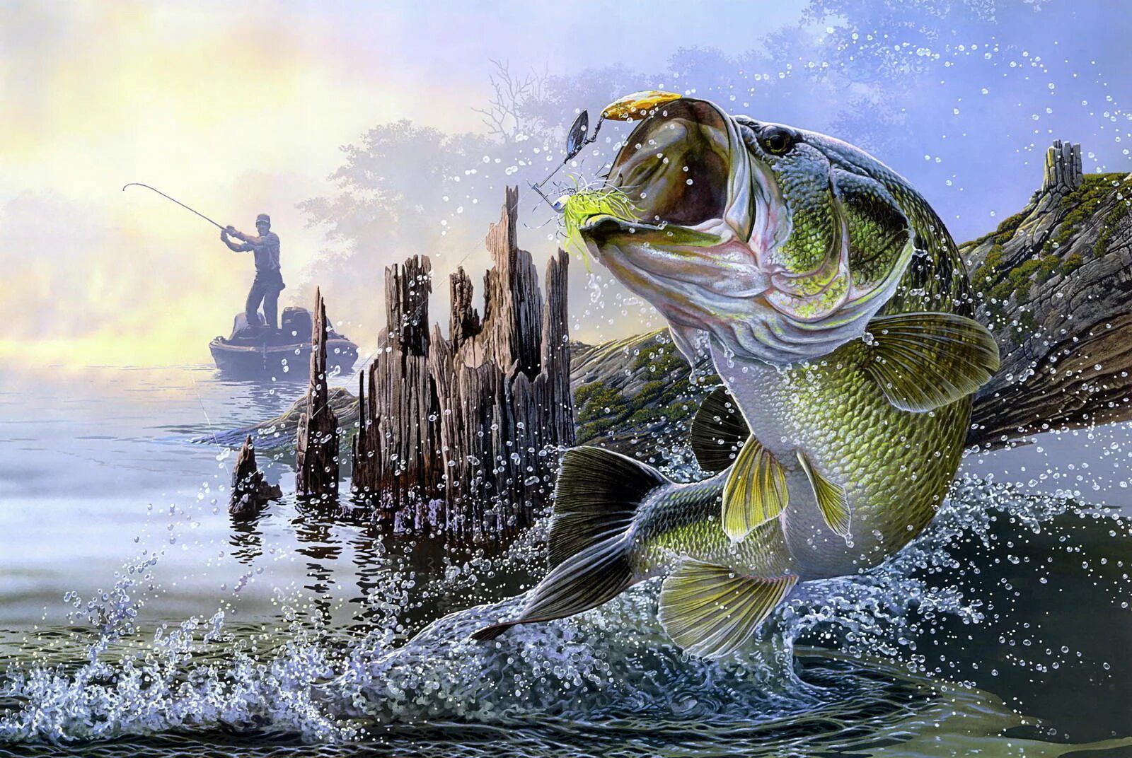 Образ щуки. Ал Агнев картины. Рыболовные картины al Agnew. Картина рыбы. Щука живопись.