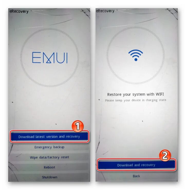 Режимы ERECOVERY В Хуавей. Как прошить телефон Honor. Прошить телефон хонор 8. Прошивка телефона honor