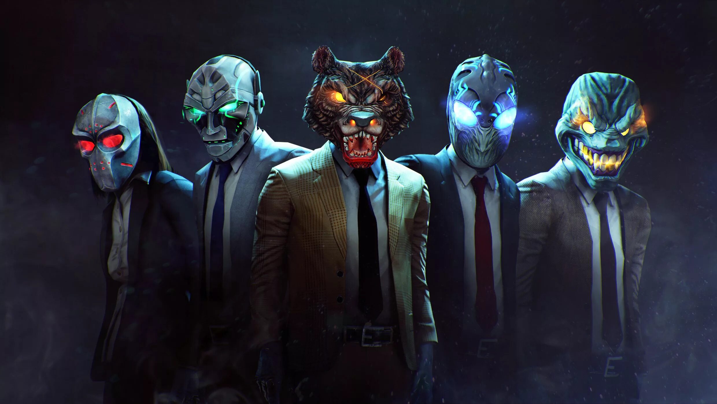 Прохождение игры mask. Payday 2 маски. Кловер пейдей 2. Маска Кловер payday 2. Payday 2 Overkill Mask.