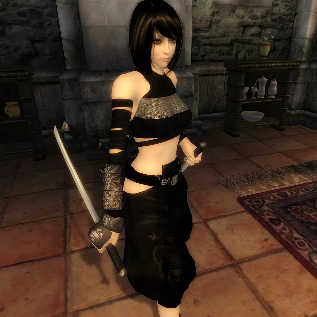 The elder scrolls 4 oblivion моды. Elder scrolls iv: oblivion платье. куноичи аяме. скайрим броня куноичи. skyrim броня куноичи.