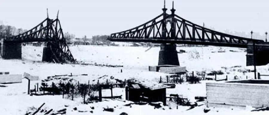 Тверь в годы великой отечественной. Освобождение Калинина 16 декабря 1941. Взорванный мост в Калинине. Освобождение Калинина от немецко-фашистских захватчиков.