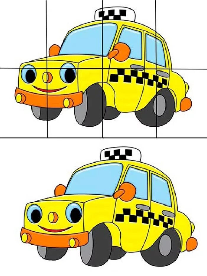 разрезанные машинки. пазлы машинки для детей. разрезные автомобили для детей. сложи картинку из частей. транспорт пазлы для детей.