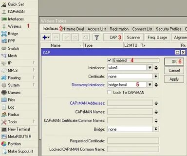 Mikrotik 7 capsman