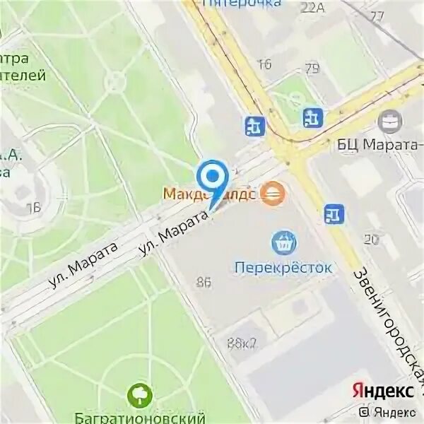 Улица Марата 86 Санкт-Петербург. Маршрут до Марата 86 СПБ.