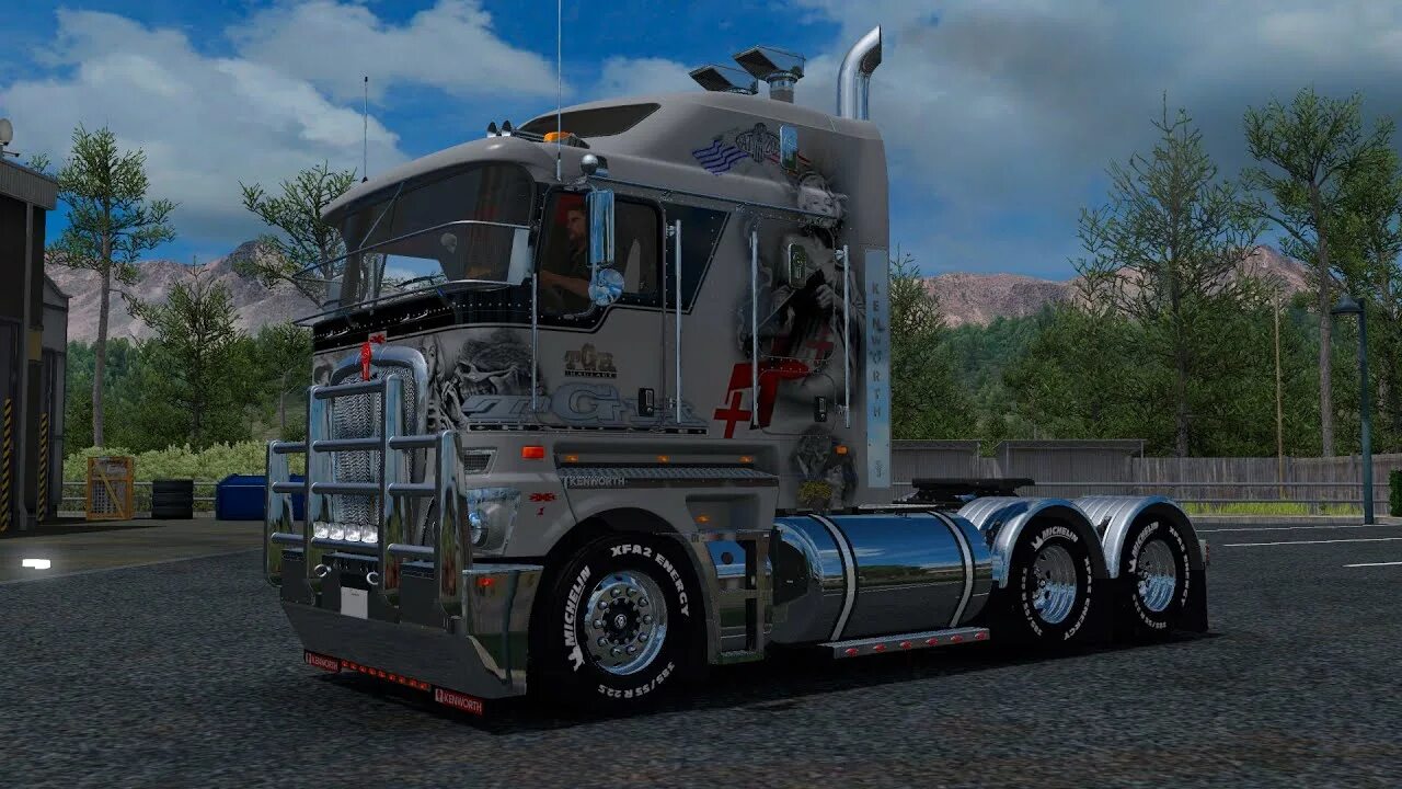 Версия 1 46. Kenworth k200 ATS. Американ трак Kenworth k200. Kenworth k200 Tuning. Kenworth k200 Skin.