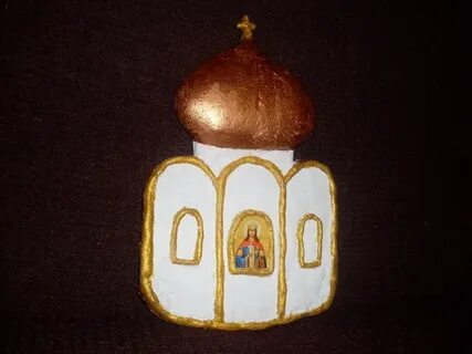 Как слепить золотые ворота из пластилина