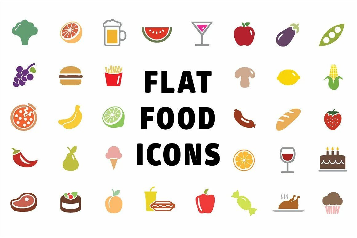 Продукты Flat. Набор иконок еды. Food иконка. Иконки продуктов питания. Flat food