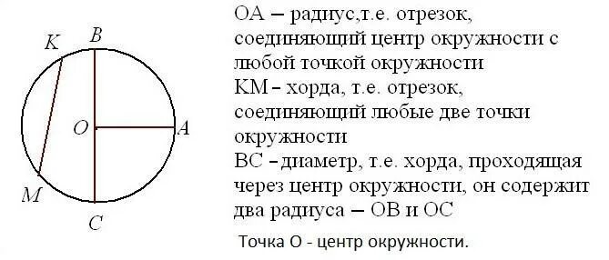 Любая хорда окружности содержит ровно две точки. Окружность диаметр хорда радиус дуга чертеж. Окружность круг радиус диаметр хорда дуга. Окружность радиус диаметр хорда. Окружность радиус хорда диаметр круг.