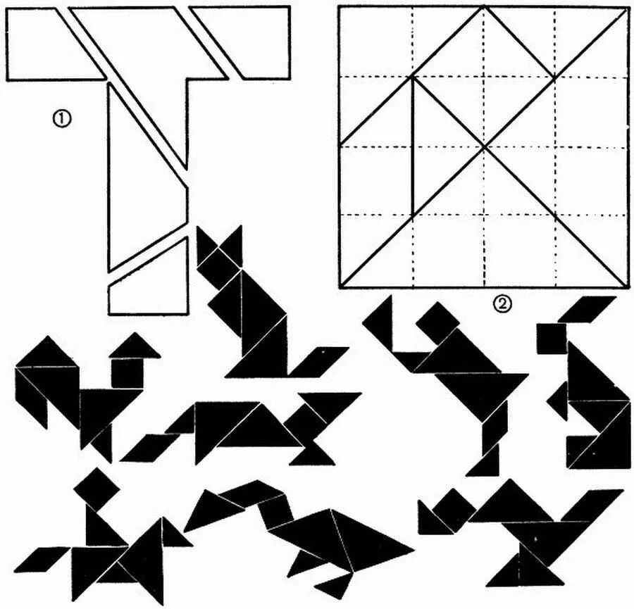 Китайская головоломка танграм. Танграм для дошкольников. Танграм схемы. Головоломки из бумаги своими руками. Игра головоломка собрать