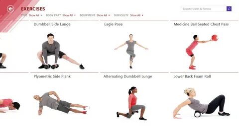 Types of exercises