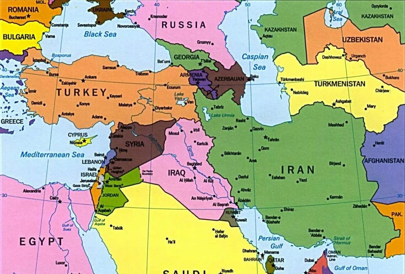 Карта ирана афганистана ирака сирии и турции. Иран турция на карте. Карта ирана ирака сирии турции. Иран турция на карте. Карта ближнего востока иран ирак сирия турция.