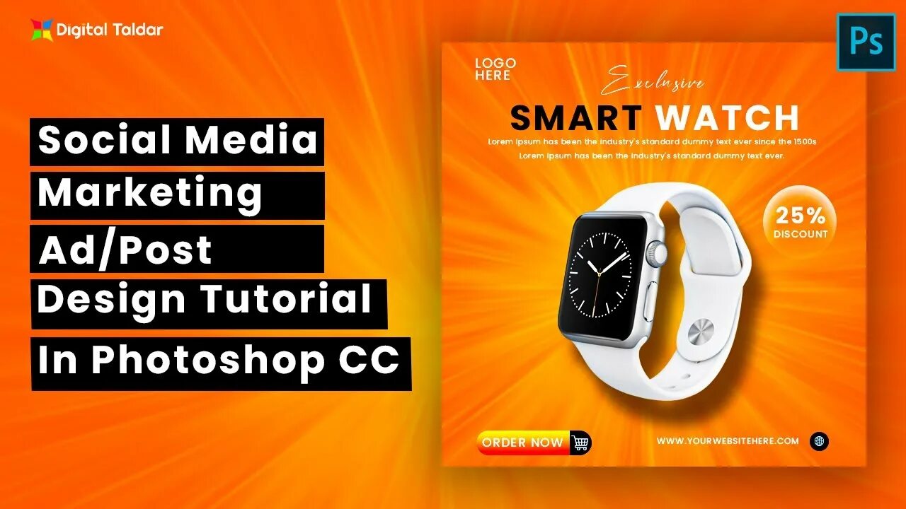 Post watch. Watch Post Design. Watch ads banner.