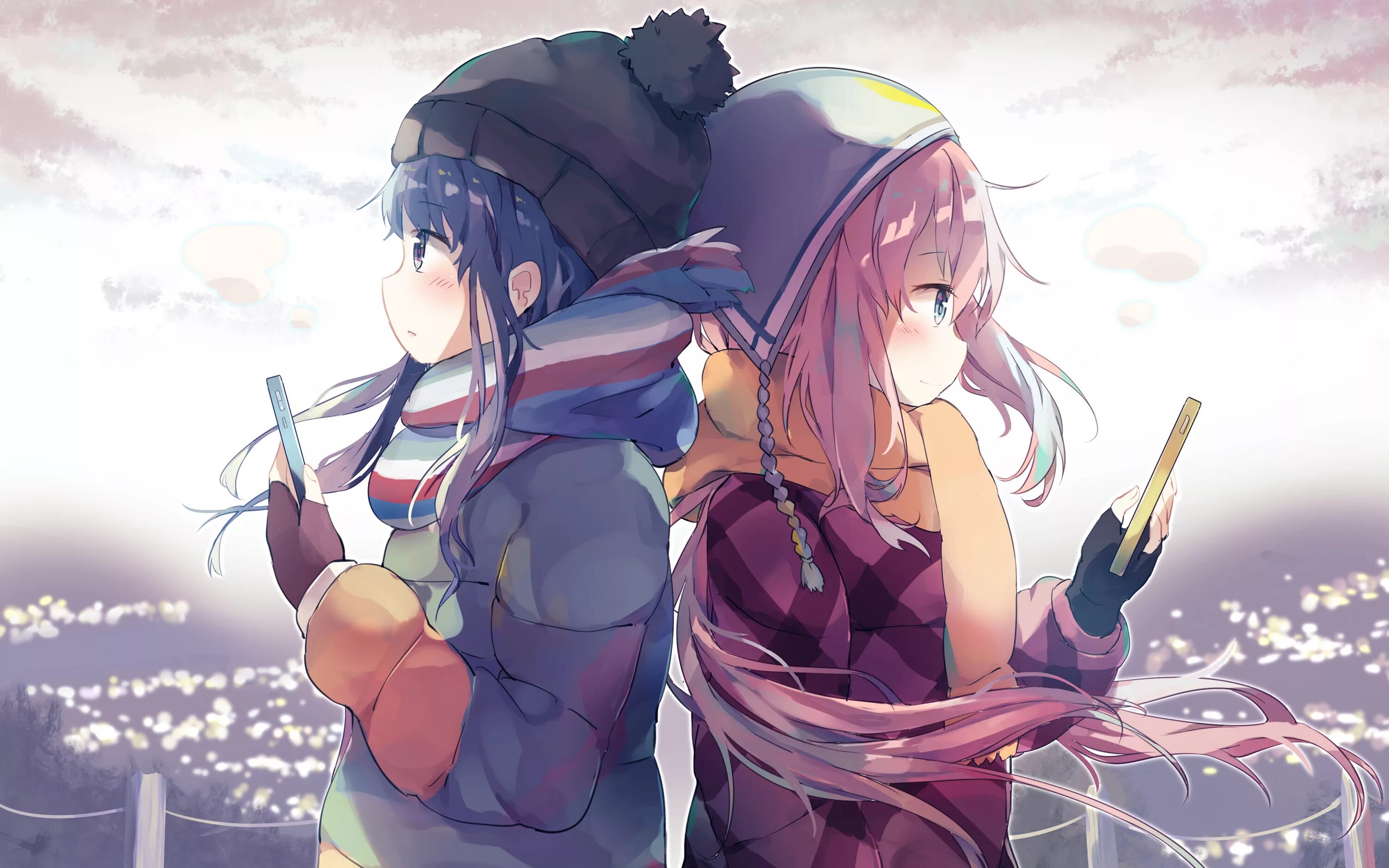 Yuru camp. Nadeshiko Kagamihara. Yuru Camp Рин. Надесико лагерь на свежем воздухе.