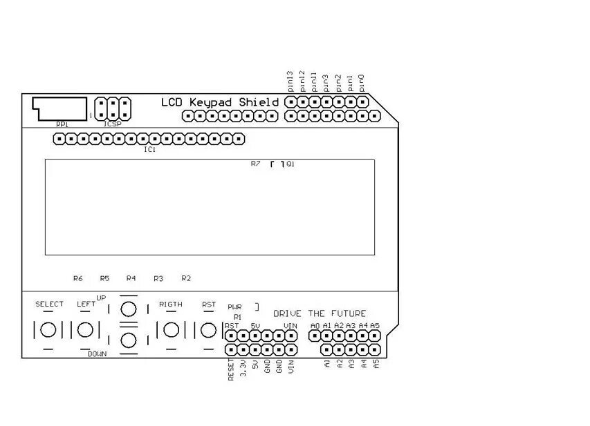 Распиновка lcd. D1 robot lcd keypad shield. lcd keypad shield 1602 схема. lcd keypad shield 1602 распиновка. d1 robot lcd keypad shield к nano.
