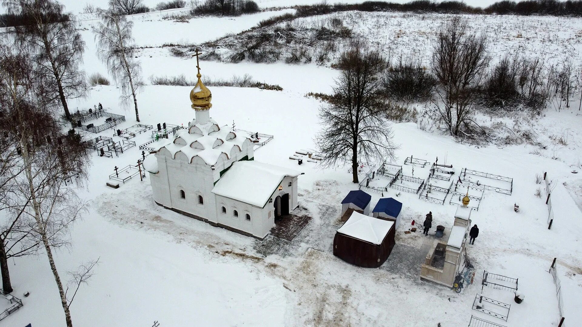 Храм зачатия предтечи. Белоснежный храм.