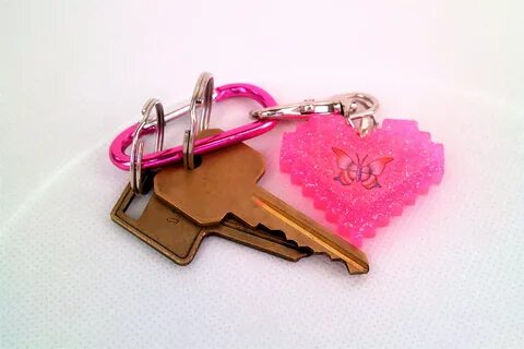 Брелок сердечко из 90 х