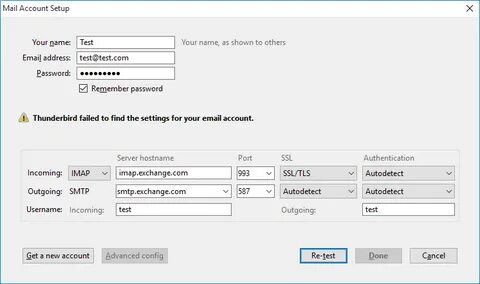 Imap exchange