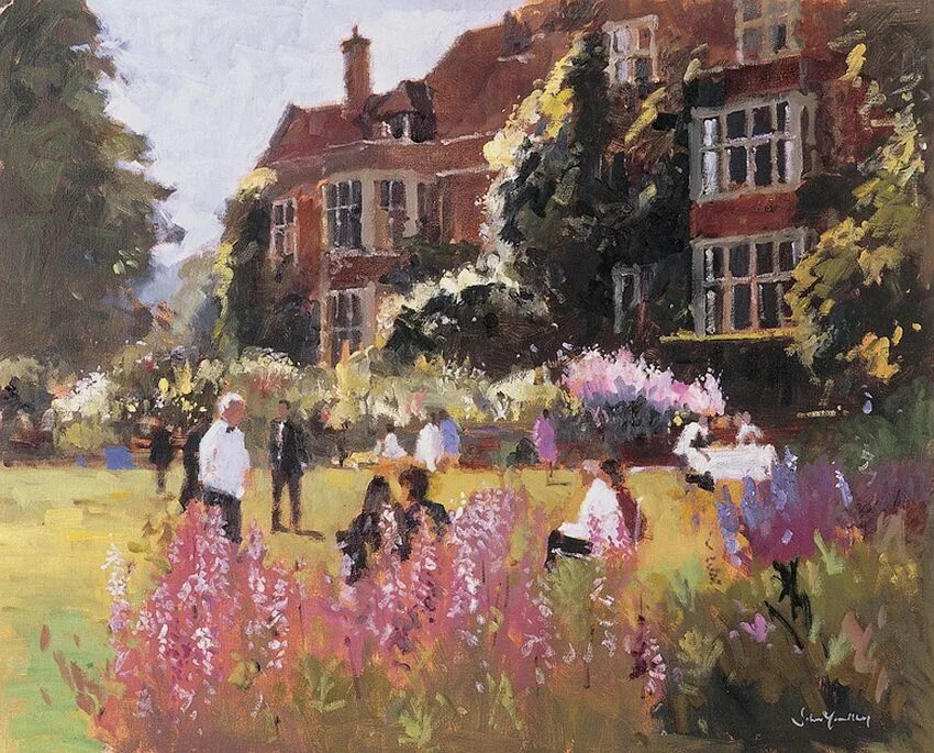 Ralph hedley (1848-1913). Painting in england. Садоводство англичан картина. Ian ramsay картины пейзажи. Художника heywood hardy (1842-.