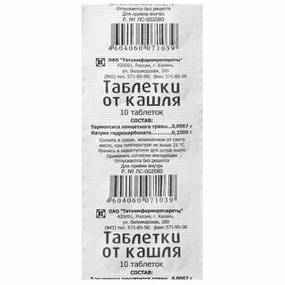 Таблетки от кашля антибиотики название