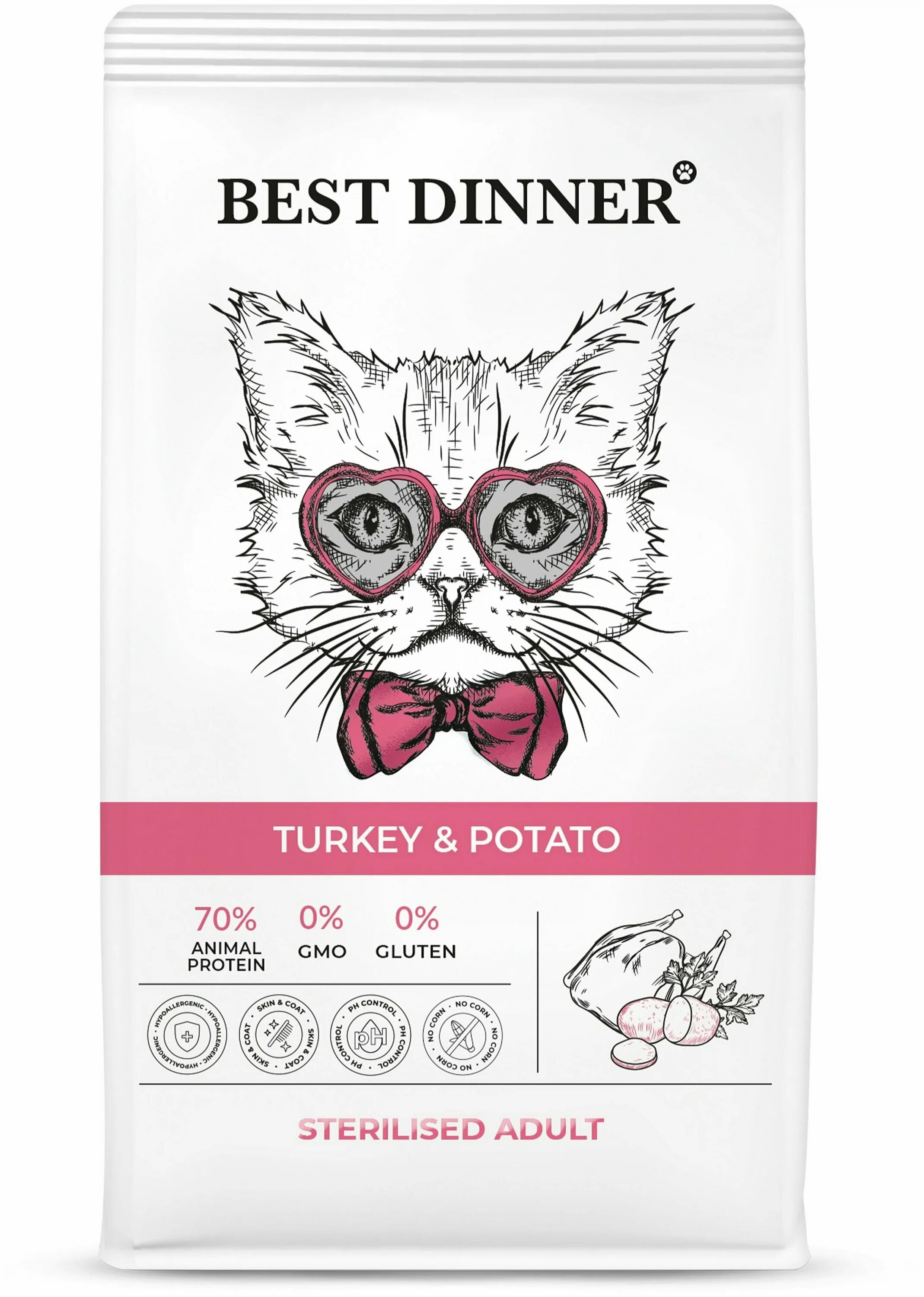 сухой корм для кошек best dinner отзывы