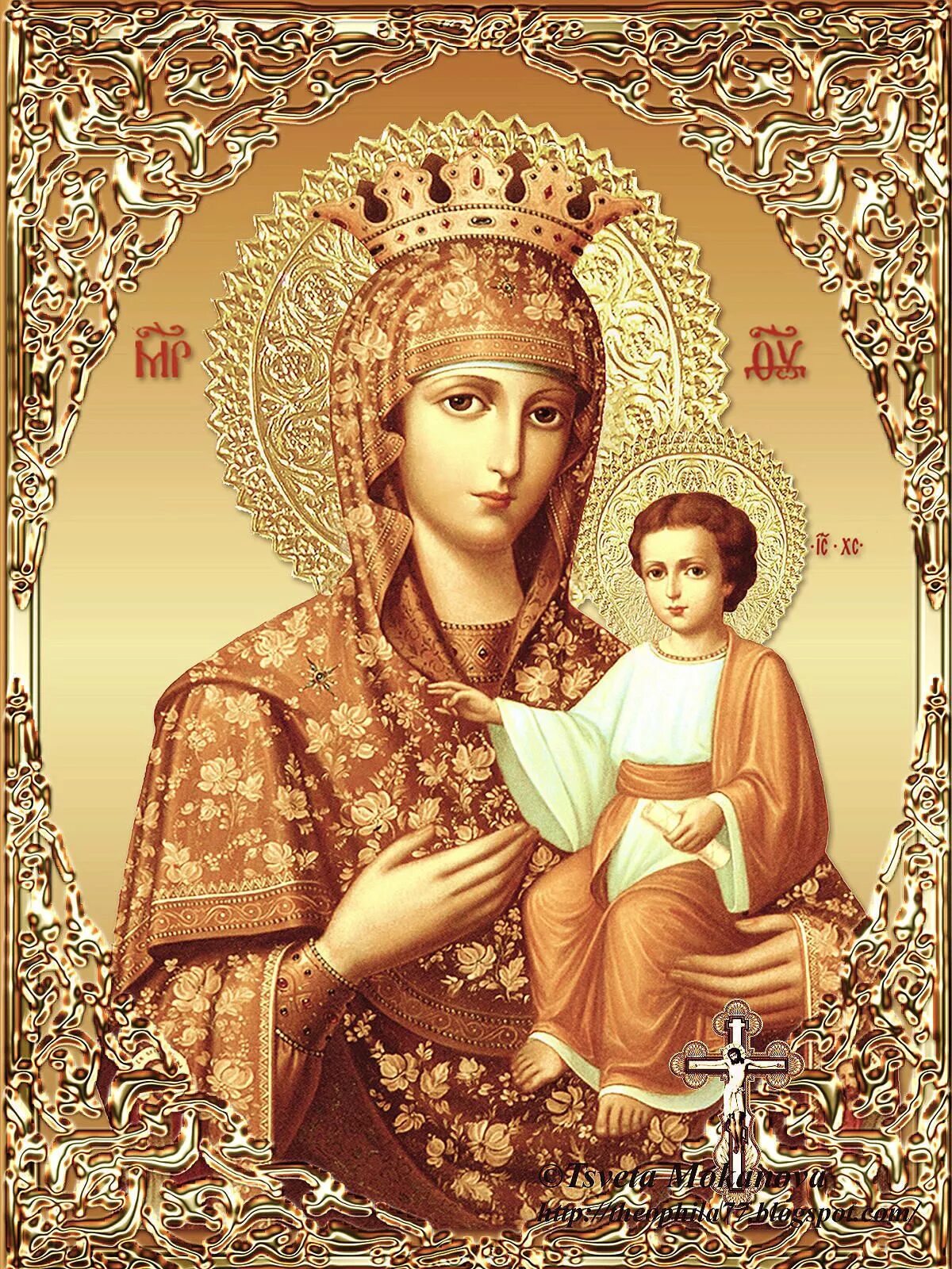 Красивые иконы божией матери. Пресвятая Богородица. Икона Богородицы Самонаписавшаяся.