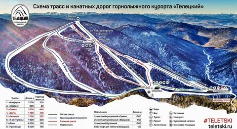 Горнолыжная трасса телецкое