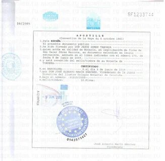 Перевод документа с испанского на русский
