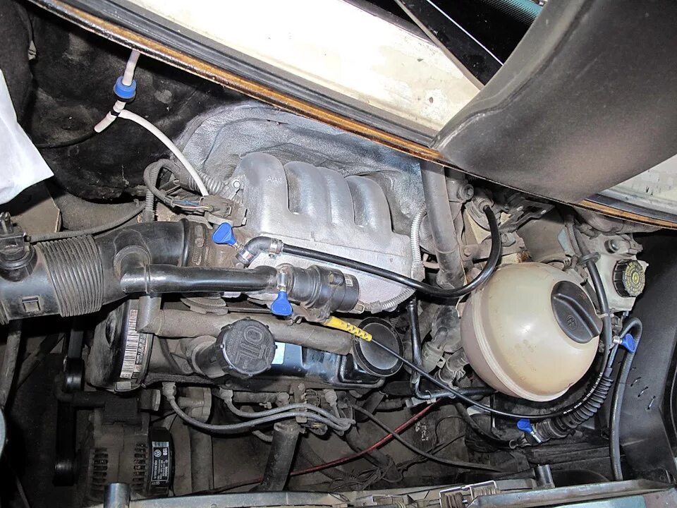 Т4 снять двигатель