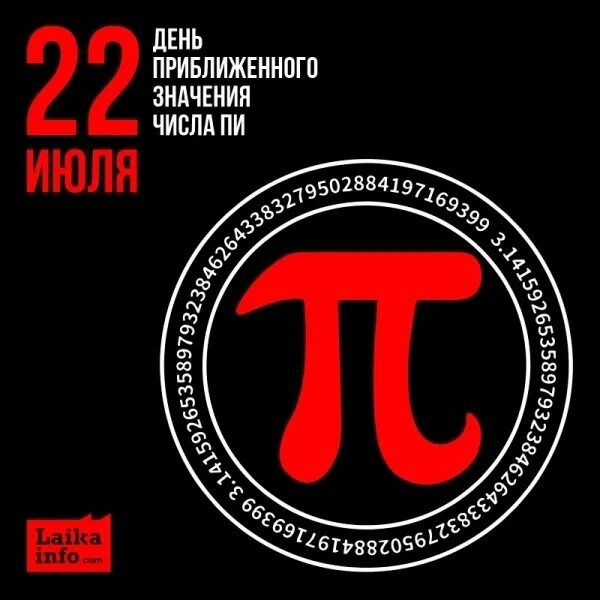 День приближённого числа пи 22 июля гифки. 22 июля день числа пи. Число архимеда 22/7. Пи 22. Значение числа пи.