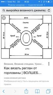 Свитер спицами реглан сверху расчет