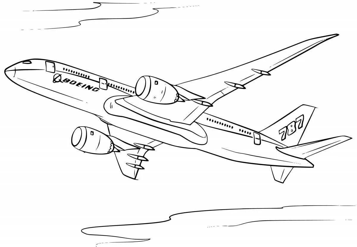 Покажи рисунки самолета. Боинг 787 Дримлайнер раскраска. Боинг 787 раскраска. Пассажирский самолёт Боинг 737 раскраска. Раскраска самолет Боинг Аэрофлот.