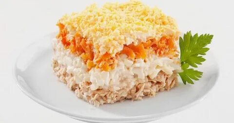 Салат с горбушей классический