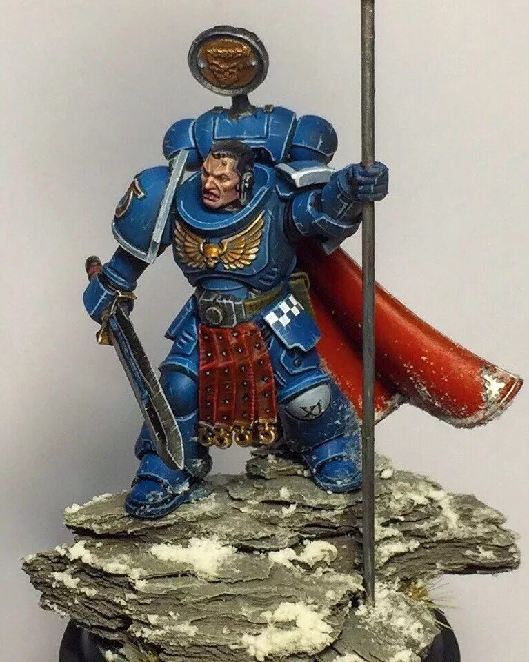 Vitrix миниатюры. Капитан ультрамарин примарис. Bearer. Bearer. Медведь рыцарь.