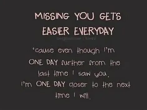 I m not missing you. I m not missing you
