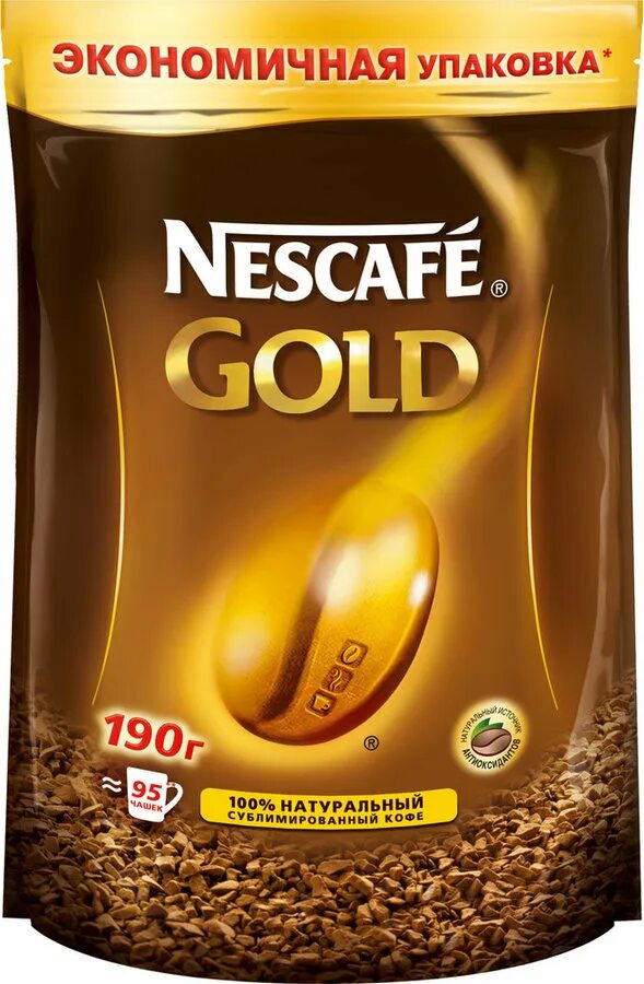 Кофе Нескафе Голд 190 гр. Кофе "Нескафе" Голд пакет 190г. Кофе "Nescafe" Голд 190г. Нескафе Голд 190 гр стекло.