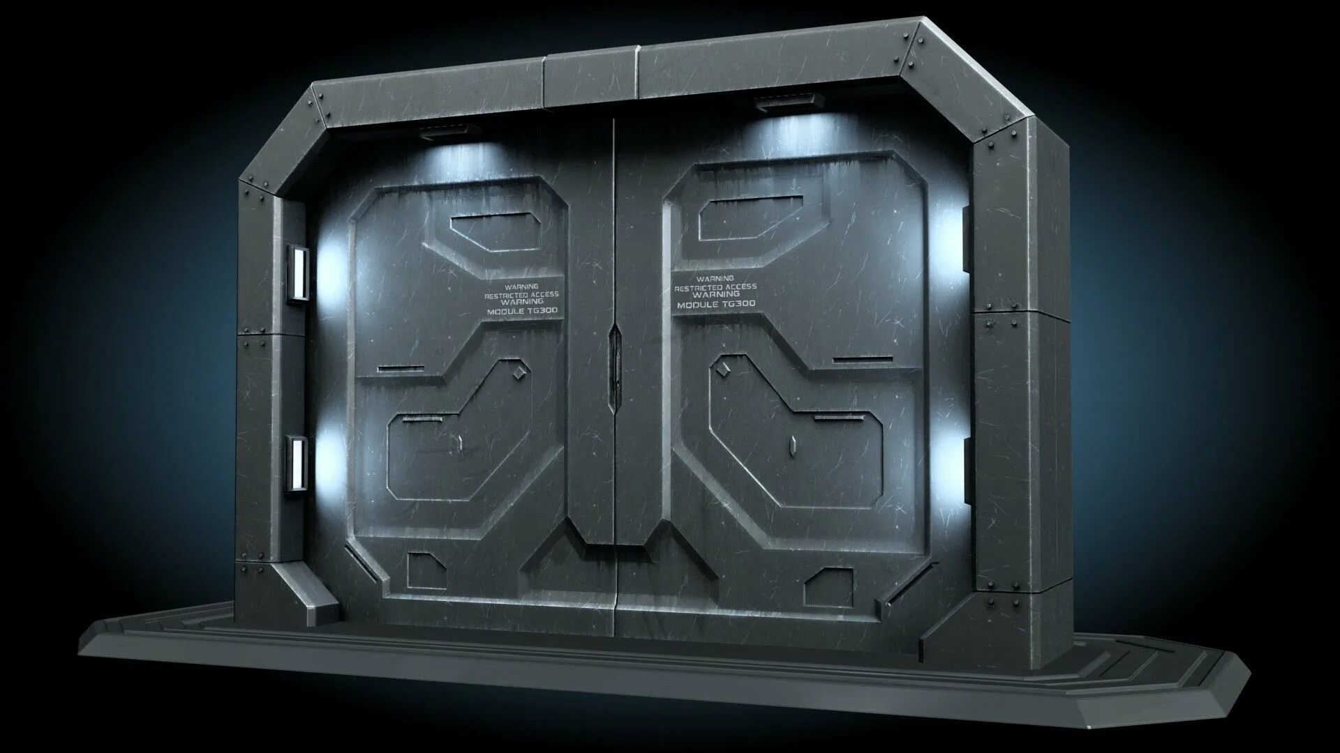 Sci-Fi дверь концепт. Гермодверь 3d model. Sci Fi Gate. Шлюз бункера Sci-Fi.