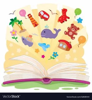 Раскрытая детская книга