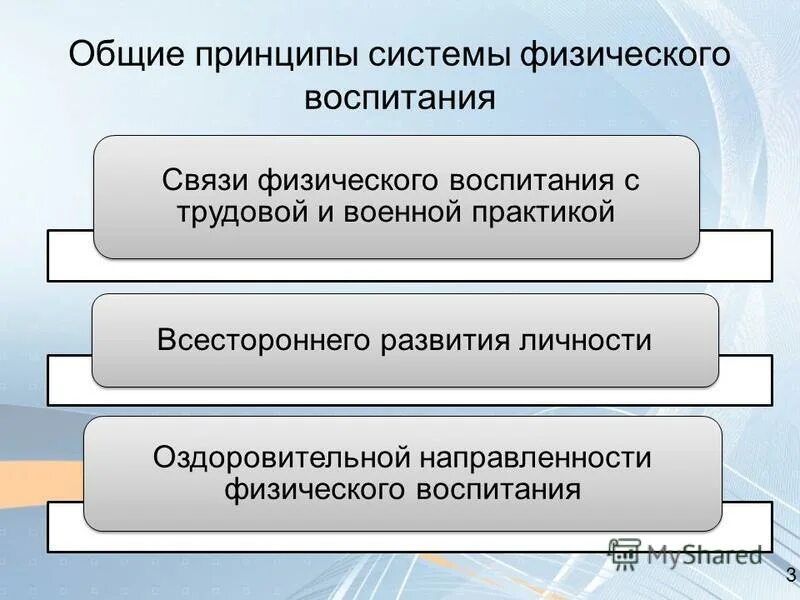 Воспитание гармоничной личности. Принципы всестороннего гармонического развития личности. Общие принципы системы физического воспитания. Принцип содействия всестороннему и гармоническому развитию личности. Перечислите принципы физического воспитания.