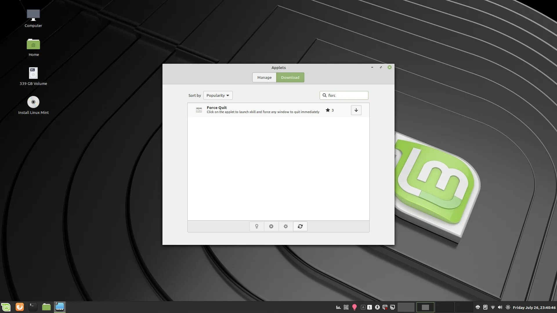 Mint kernel
