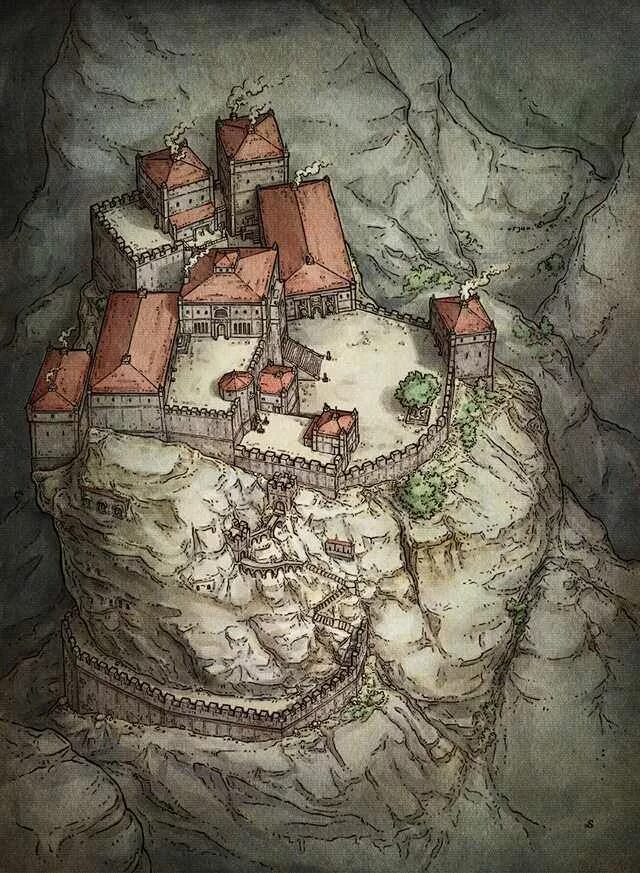 Днд крепость. Крепость map dnd. средневековый замок днд карта. замок гномов castle. фэнтезийный город арт dnd map.