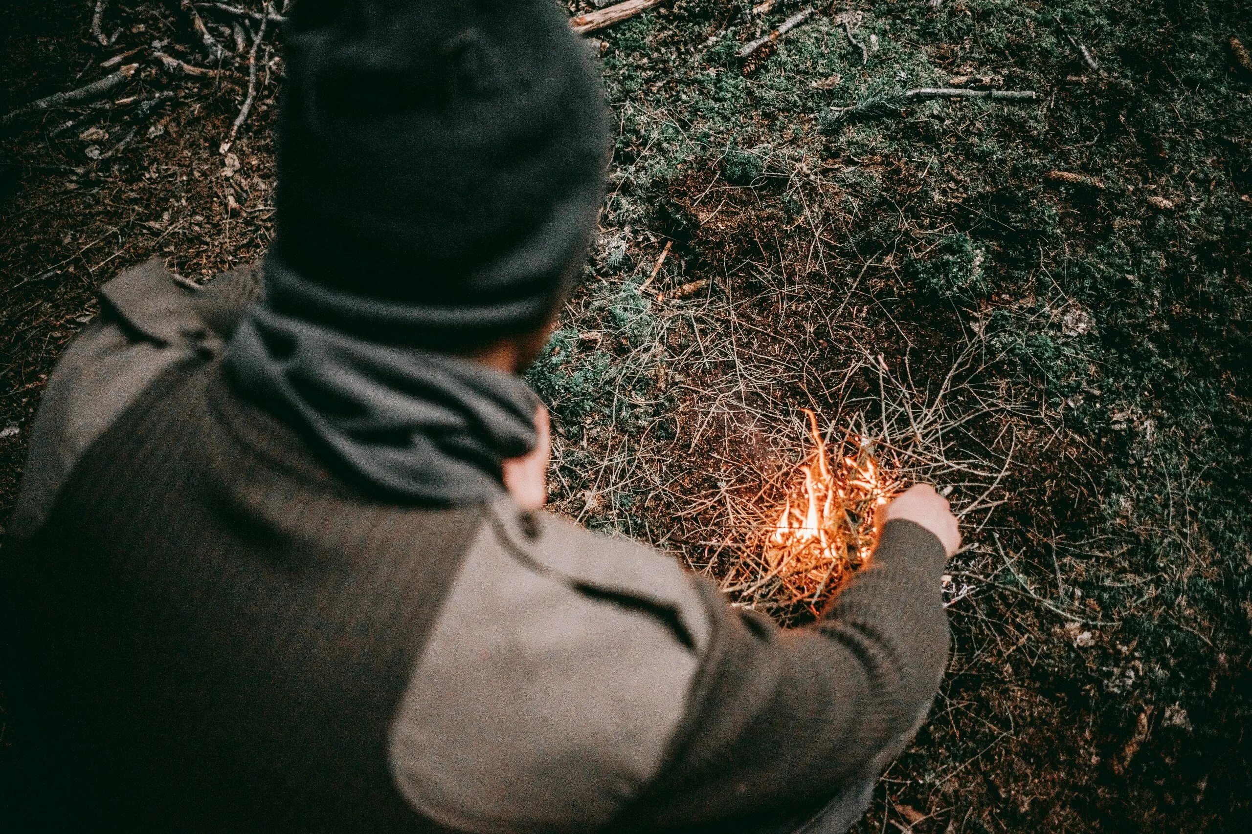 Разбить костер
