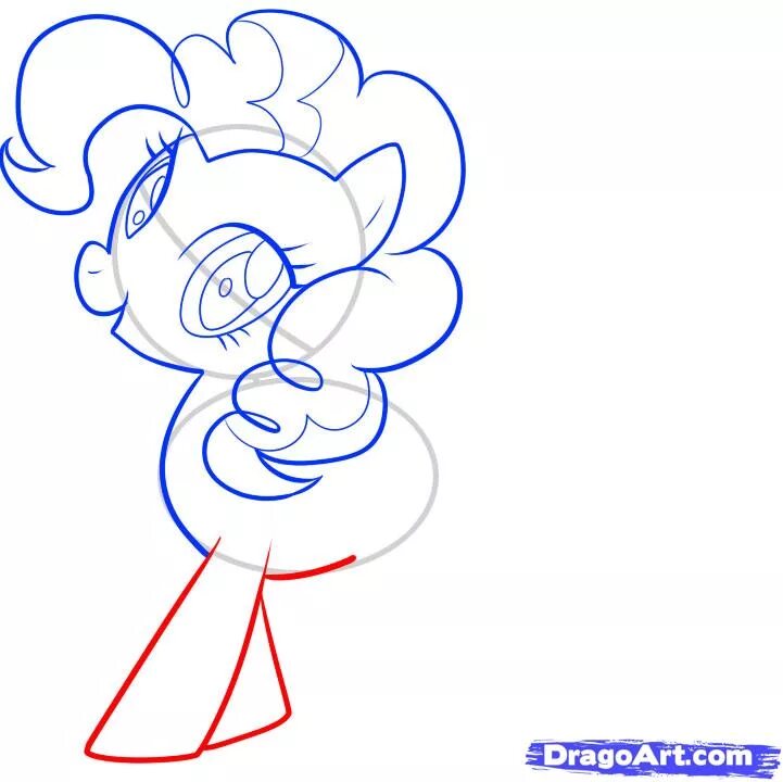 Нарисовать пони Пинки Пай. Как рисуется Пинки Пай. Нарисовать пони Пинки Пай  поэтапно. Пинки Пай рисунок карандашом.