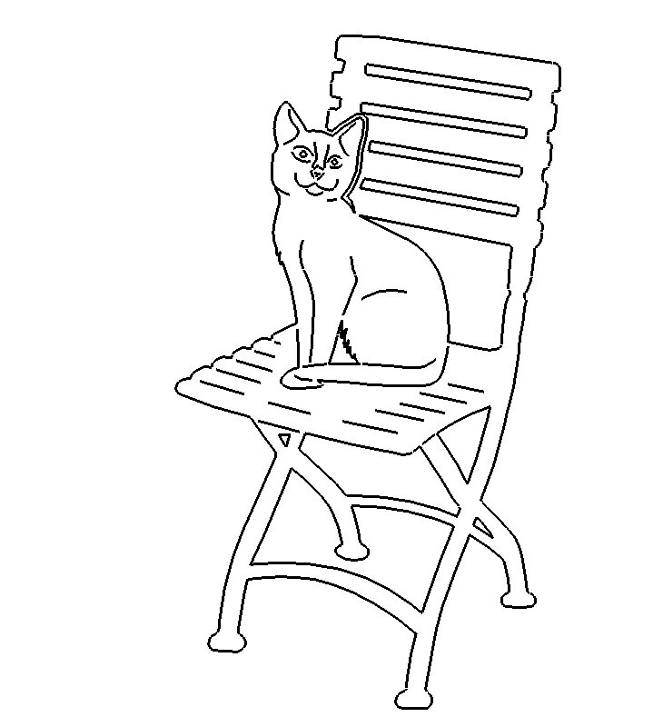 Кот на стуле рисунок. Кошка на стуле рисунок. Картинка Cat on the Chair картинки. Colouring Page under the Chair. The cat is the chair